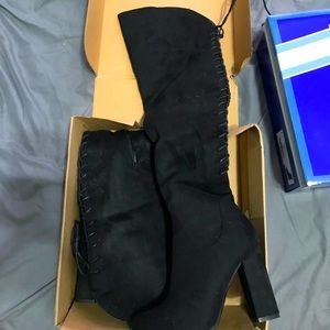 Knee high boots